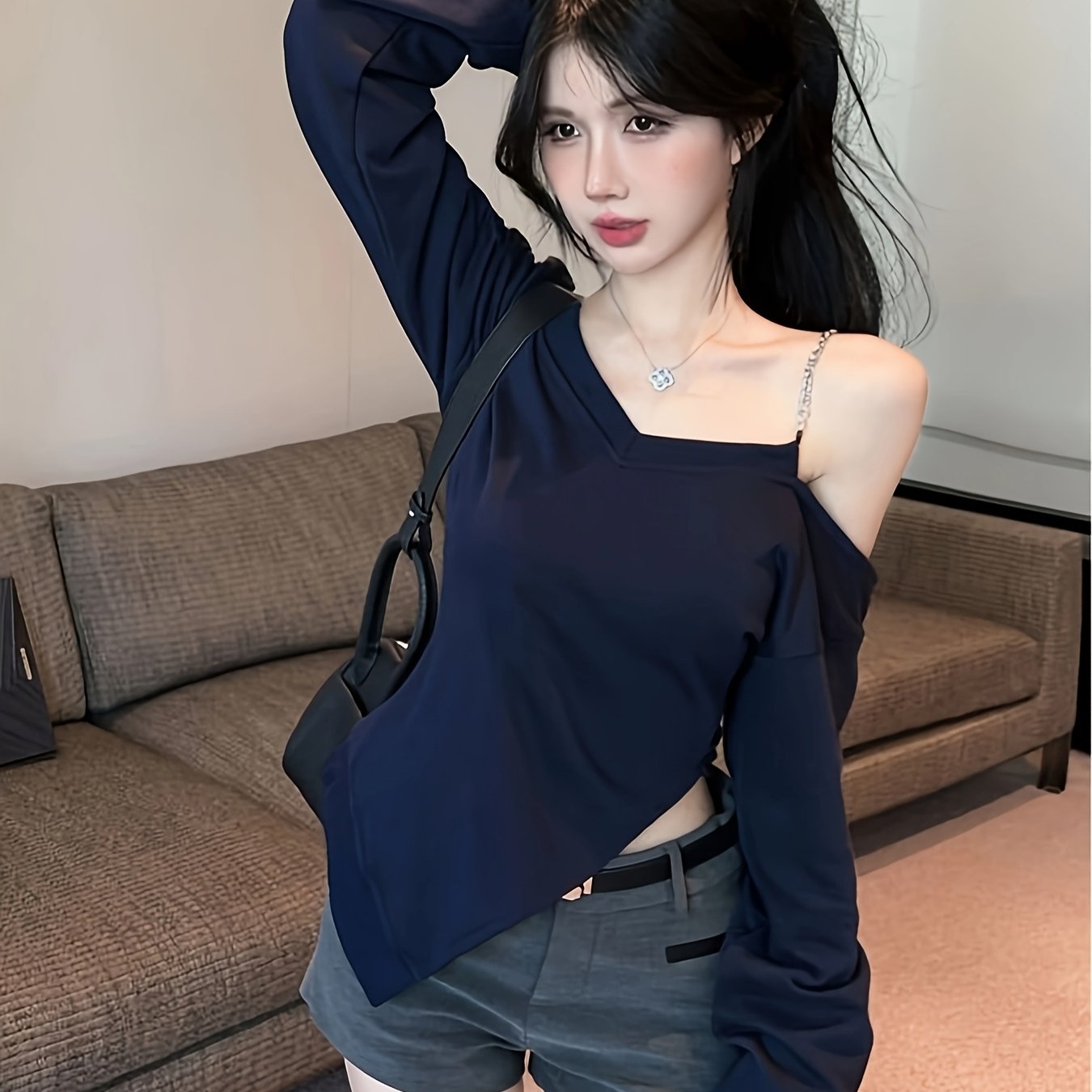 Sexy Off-Shoulder Long Sleeve Sweater