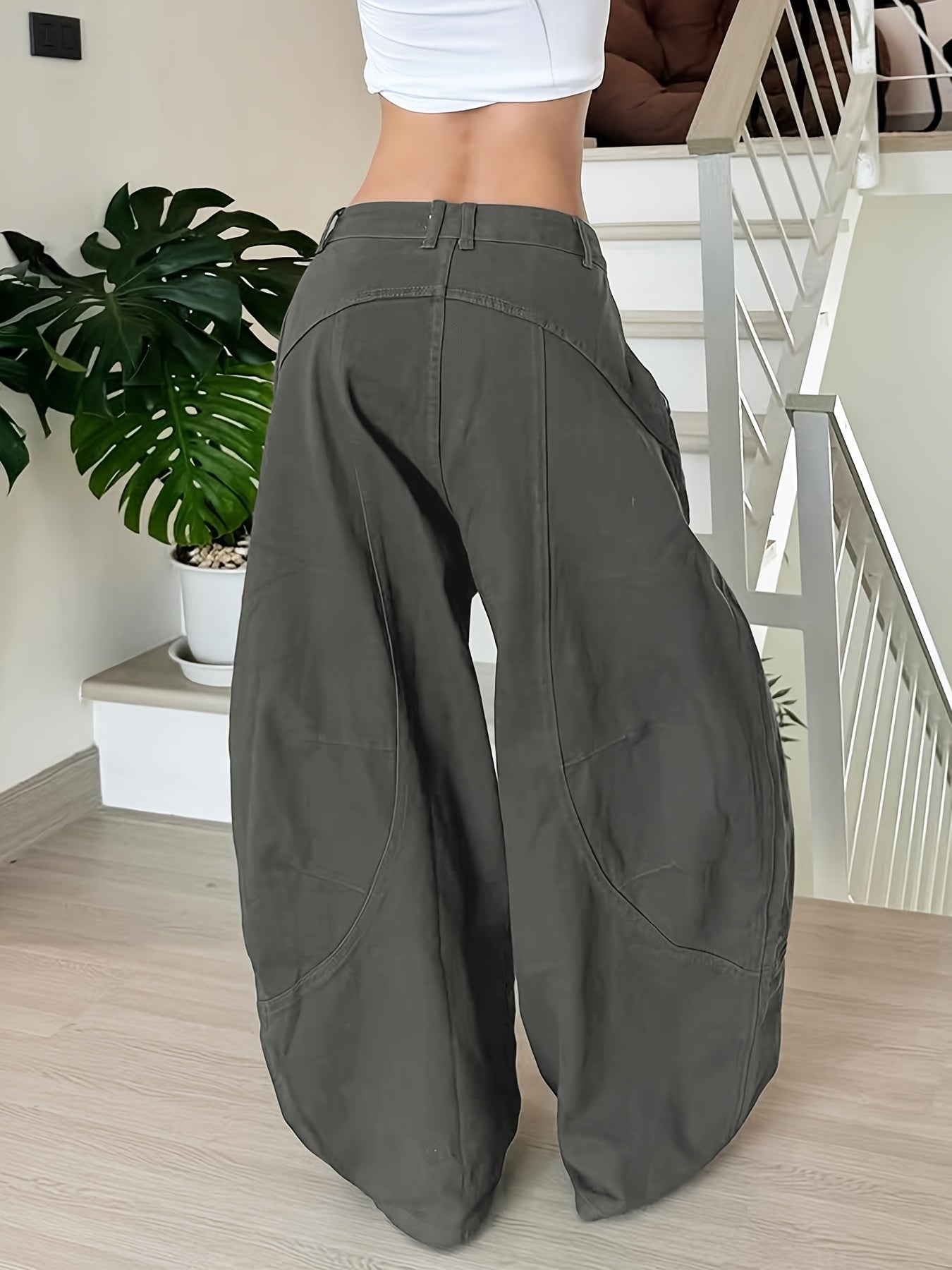 High-Waisted Wide Leg Jeans