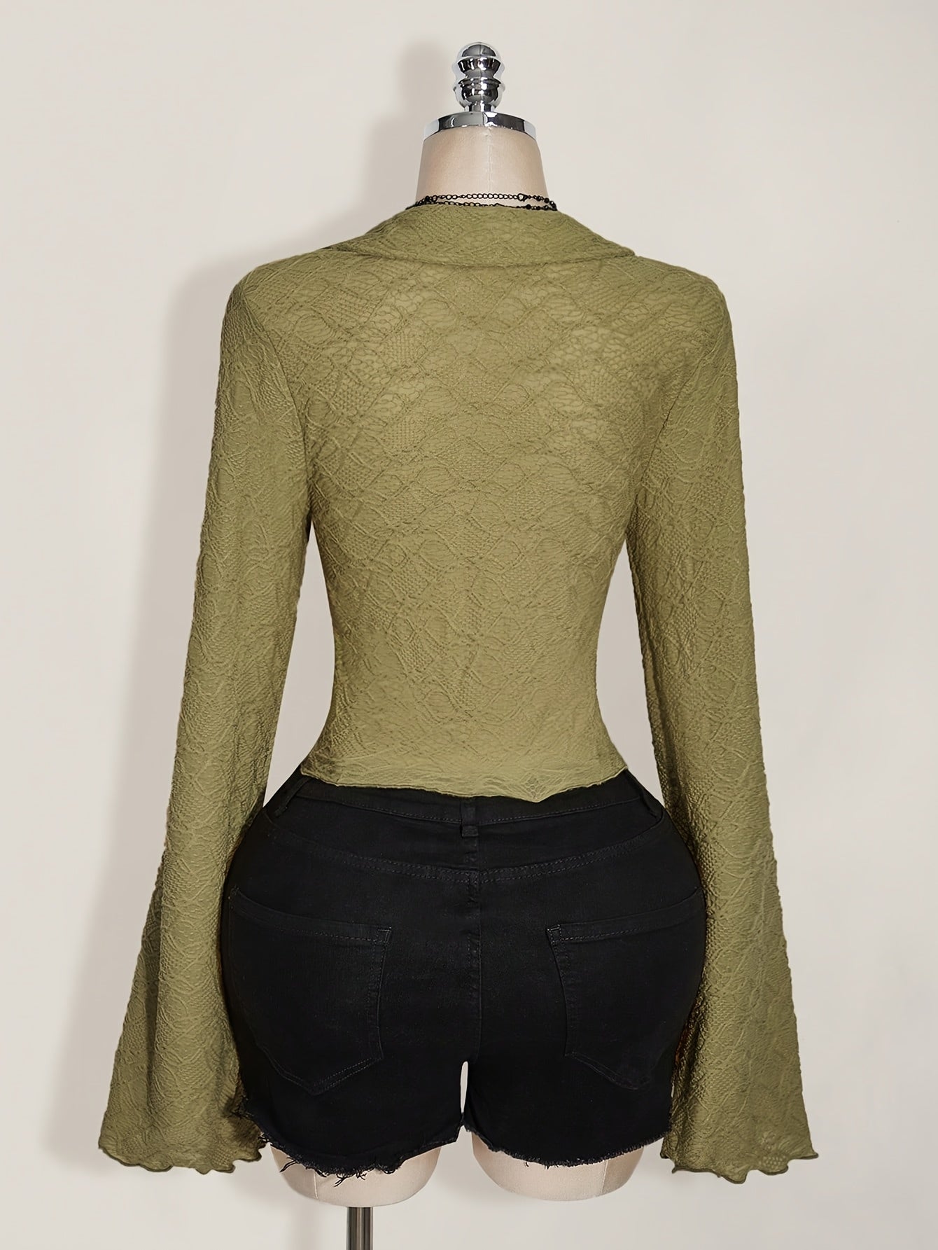 Asymmetric Hem Lettuce Trim Top