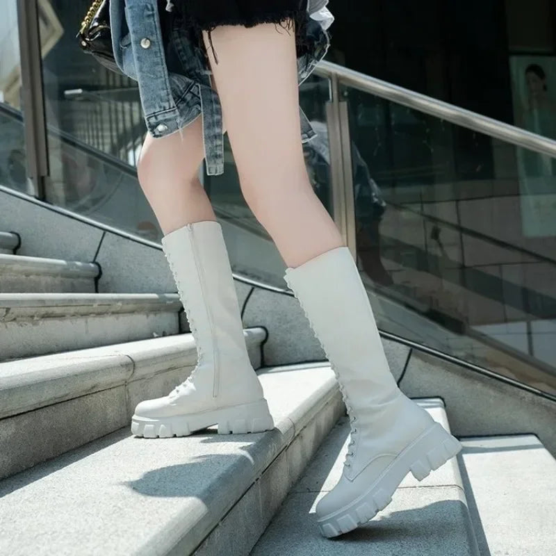Mid Calf Boots Padded Shoes