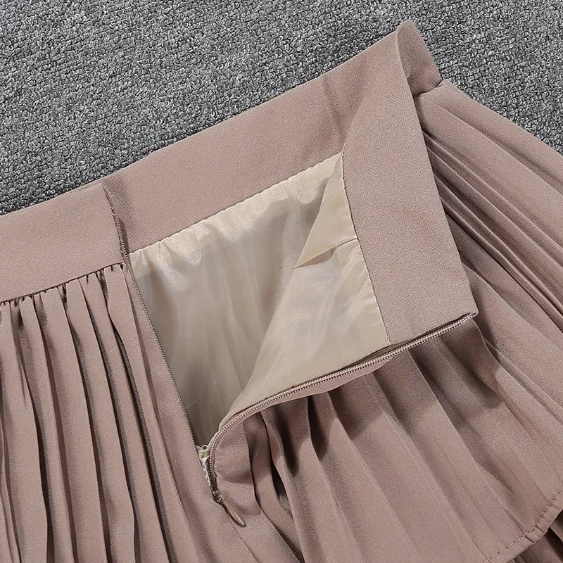 Tiered Ruffled Mini Skirt
