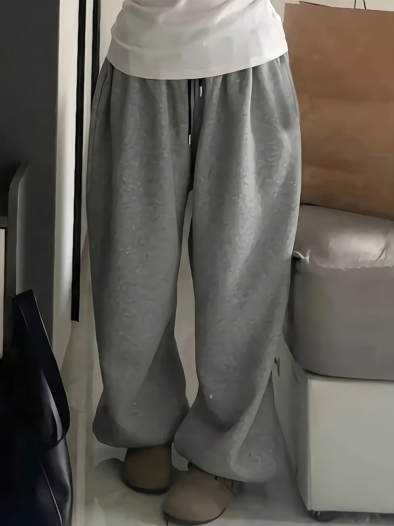 Comfortable Loose Drawstring Sweatpants