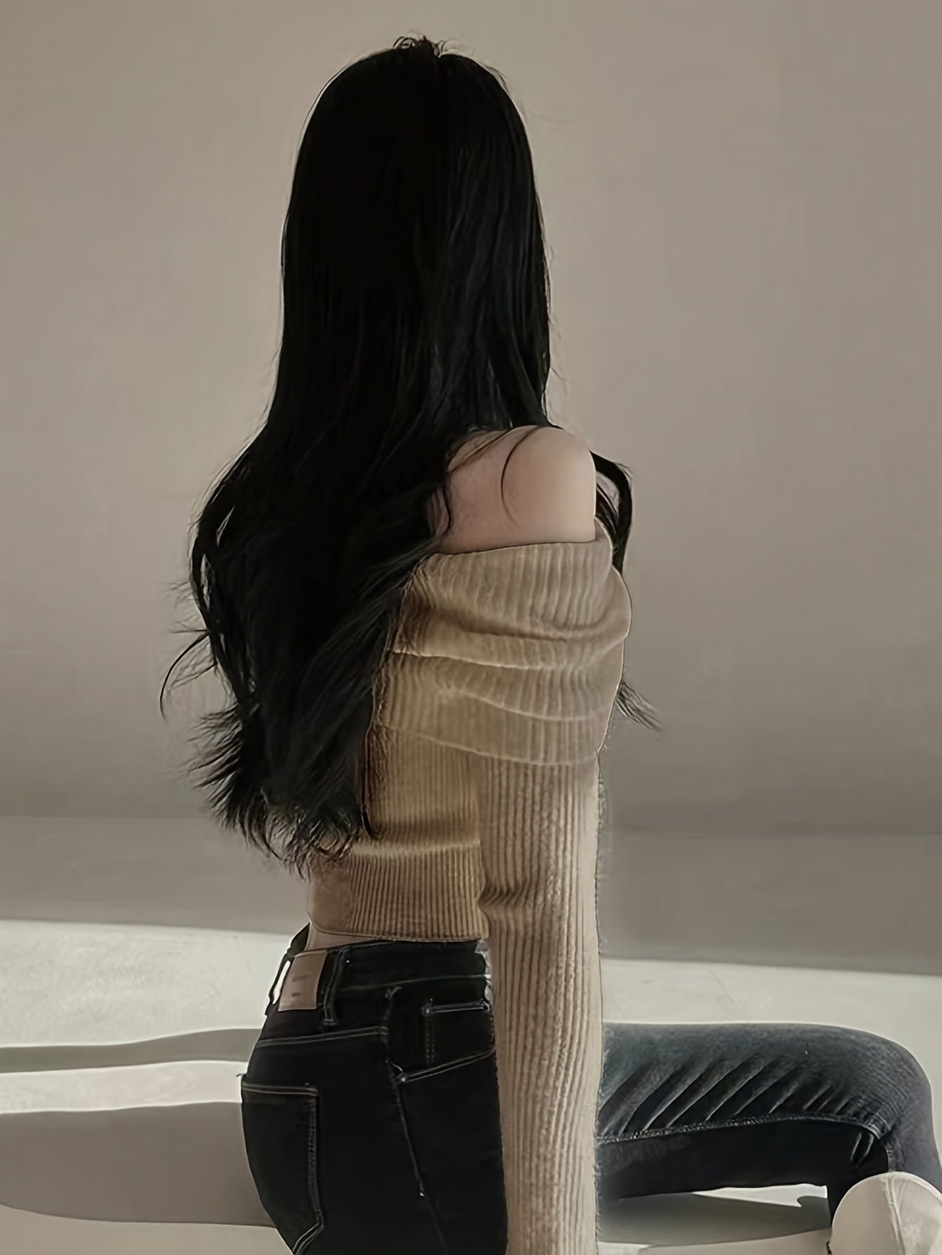 Elegant Off-Shoulder Sweater