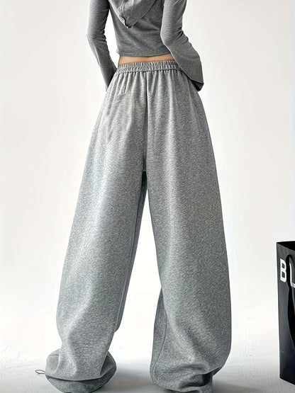High-Waist Wide Leg Joggers