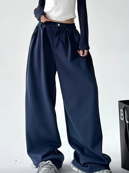 High-Waist Wide Leg Joggers