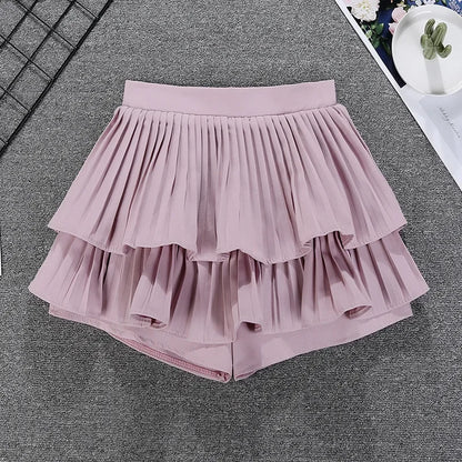 Tiered Ruffled Mini Skirt