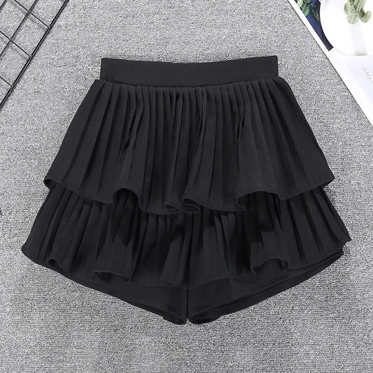 Tiered Ruffled Mini Skirt